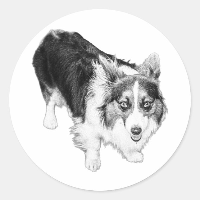 Pegatina Redonda Pequeño paso, gran presencia (Anverso)