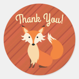 Pegatina Redonda Pequeño tema de Fiesta de cumpleaños colorido de F