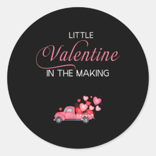 Pegatina Redonda Pequeño Valentín en Creación Parte de Valentín Ros