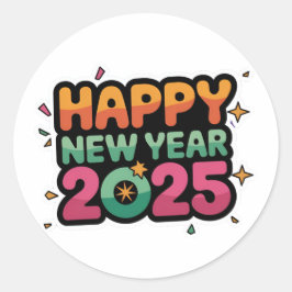 Pegatina Redonda Pequeños detalles, gran impacto 2025 Pegatinas de 