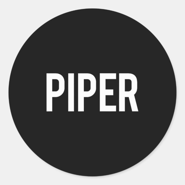 Pegatina Redonda Per - Cool New Funny Name Fan Gift Tee  (Anverso)