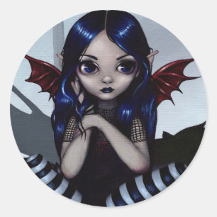 Pegatina Redonda "Perdido...pegatina .but Not Worldwide"