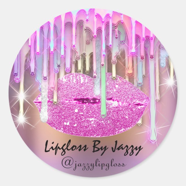 Pegatina Redonda Perforaciones de maquillaje Liglosa Empaquetado Ar (Anverso)