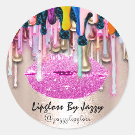 Pegatina Redonda Perforaciones de maquillaje Liglosa Empaquetado Ro