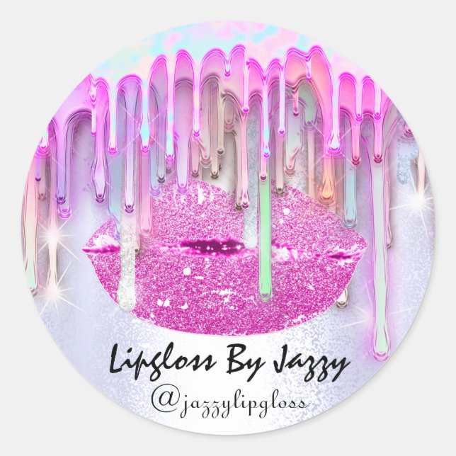 Pegatina Redonda Perforaciones de maquillaje Ligloso Empaque Perfor (Anverso)