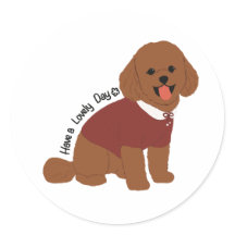 Perro de día encantador