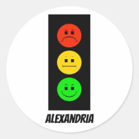 Personalizable Moody Stoplight con nombre