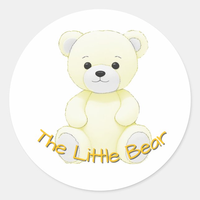 Pegatina Redonda Personalizable Nursery (Anverso)