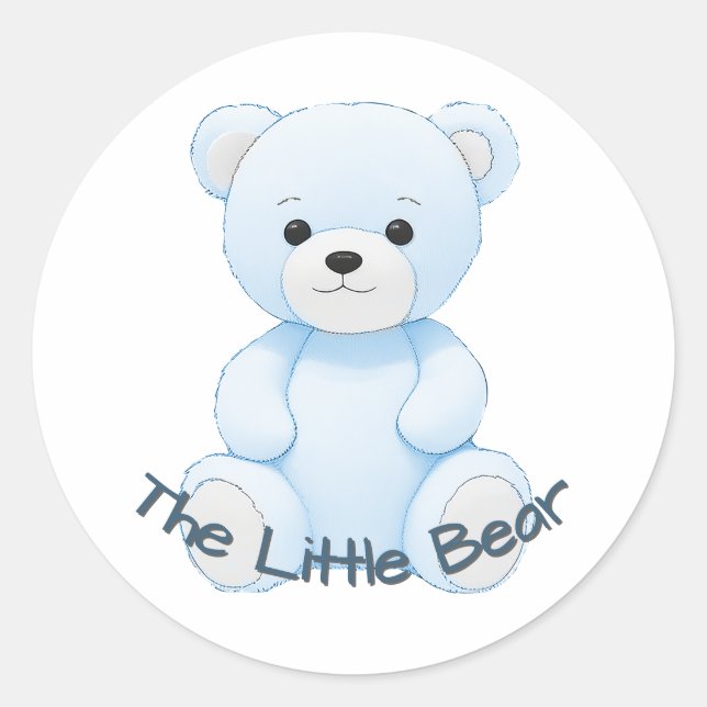 Pegatina Redonda Personalizable Nursery (Anverso)