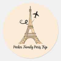 Personalizable París Viaje Moda Torre Eiffel
