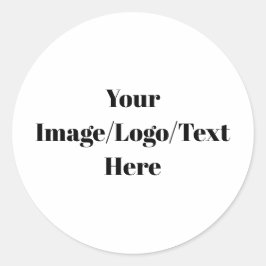 Pegatina Redonda Personalización o Personalizar