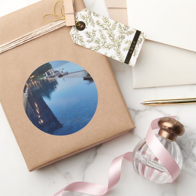 Pegatina Redonda Personalizado (Regalar)