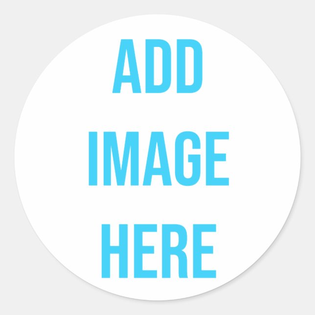 Pegatina Redonda Personalizado (Anverso)