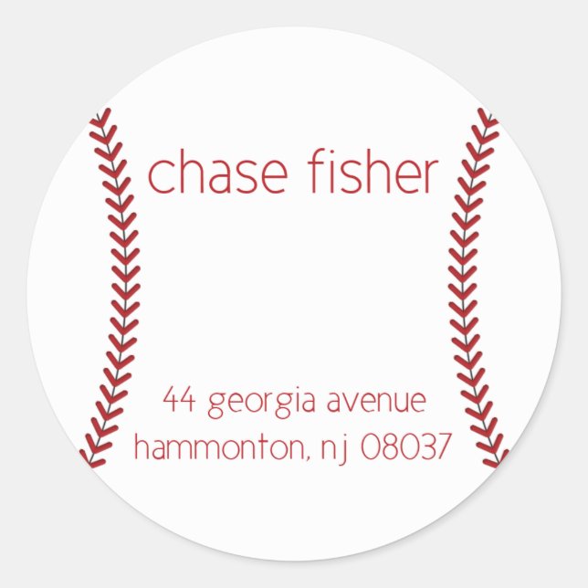 Pegatina Redonda personalizado (Anverso)