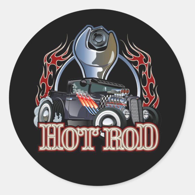 Pegatina Redonda Personalizado (Anverso)