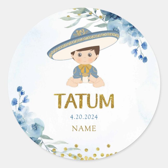 PEGATINA REDONDA PERSONALIZADO (Anverso)