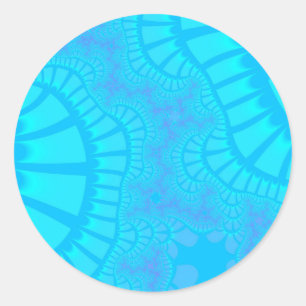 Pegatina Redonda Personalizado Aqua Remix Pequeños Pegatinas Redond