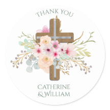 Personalizado Baptism Communion Confirmation Flora