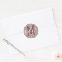 Personalizado blanco y paisley de oro rosa
