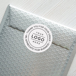 Pegatina Redonda Personalizado Business Logo Company Branded Gracia