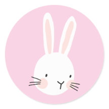 Personalizado conejo rosado