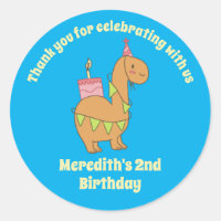 Personalizado de camello lindo Fiesta de pasteles 