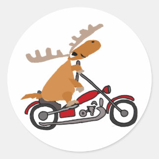 Pegatina Redonda Personalizado de motocicletas de caballos de monta