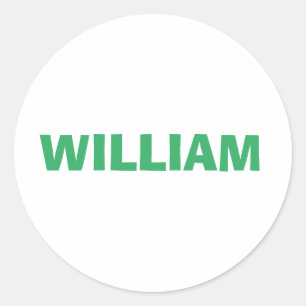 Pegatina Redonda Personalizado de nombres personalizado