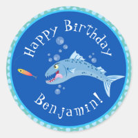 Personalizado de pesca de Barracuda cumpleaños per