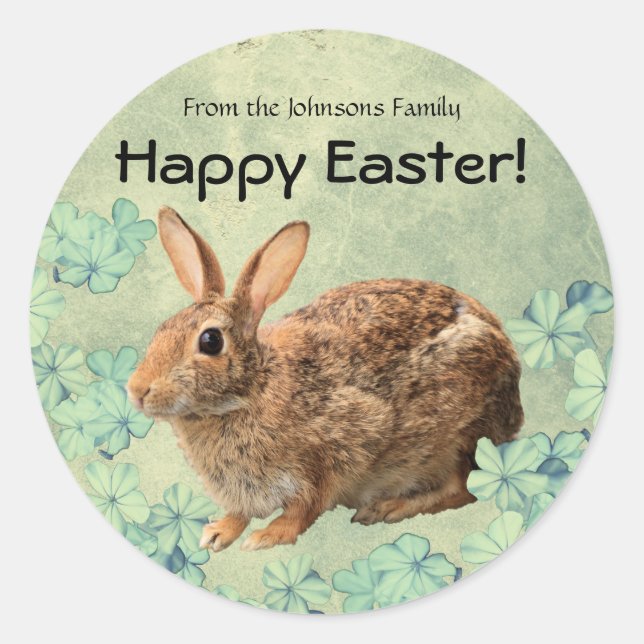 Pegatina Redonda Personalizado dulce dulce dulce dulce pastel de pa (Anverso)