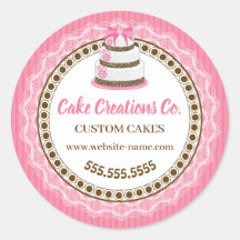 Personalizado Elegante Empaquetado de Pasteles Clá