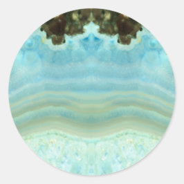 Pegatina Redonda Personalizado en blanco, Moda de moda, celebración