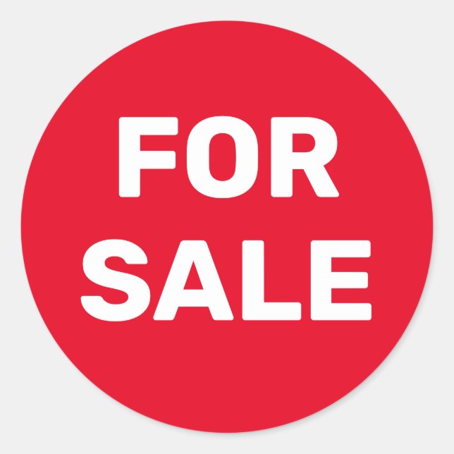 Pegatina Redonda Personalizado En Venta (Anverso)