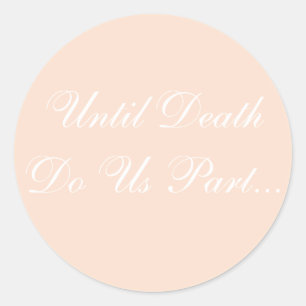 Pegatina Redonda Personalizado Invitar línea