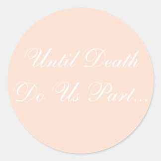 Pegatina Redonda Personalizado Invitar línea