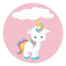 Personalizado lindo Unicornio con nube