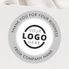 Pegatina Redonda Personalizado - Logotipo comercial - Promociones G