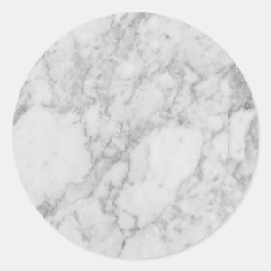 Pegatina Redonda Personalizado Marble