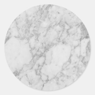 Pegatina Redonda Personalizado Marble