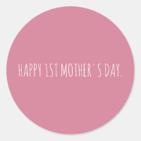 Personalizado Mínimo Feliz Primer Día de la Madre