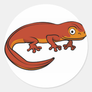 Pegatina Redonda Personalizado Newt