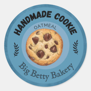 Pegatina Redonda Personalizado Oatharina Cookie Labels   Personaliz