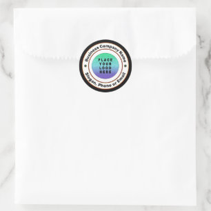Pegatina Redonda Personalizado profesional de la empresa de logotip