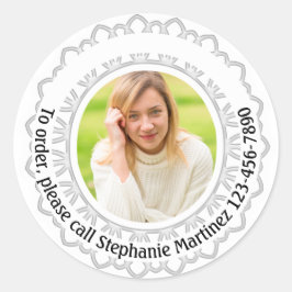 Pegatina Redonda Personalizado Publicidad fotográfica Marketing com