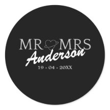 Personalizado Sr. y Sra. Boda Regalo familiar