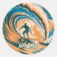 Personalizado Texto Surfista Ondas De Surf Arte Re