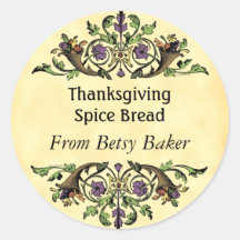 Personalizado Thanksgiving Cornucopia Baking Pegat
