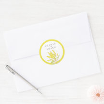 personalizado tulipán amarillo boda