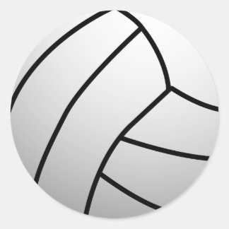 Pegatina Redonda Personalizado VolleyBall