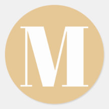 Personalizar monograma número inicial camello caqu